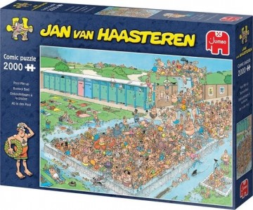 Puzzelwereld-Legpuzzel-Jumbo-Jan van Haasteren- Bomvol Bad-2000 stukjes-20040 R