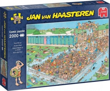 Puzzelwereld-Legpuzzel-Jumbo-Jan van Haasteren- Bomvol Bad-2000 stukjes-20040 F