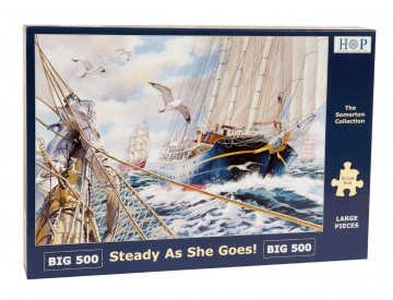 Puzzelwereld legpuzzel the house of puzzles 3923 Steady As She Goes 500 stukjes XL L