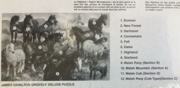 puzzelwereld legpuzzel colofoon 1058 bitish native ponies1000 stukjes A