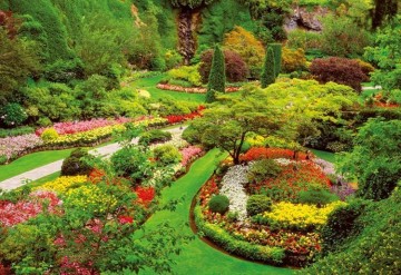 Puzzelwereld-Legpuzzel-Educa-Butchart Tuinen-1000 stukjes-15523 P