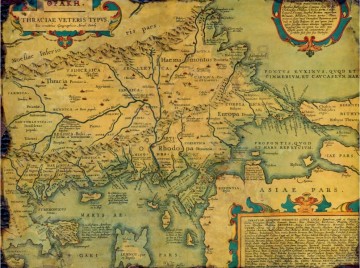 Puzzelwereld legpuzzel grafika 00166 Carte de la thrace antique indiquant la province deurope ive siecle 2000 stukjes P