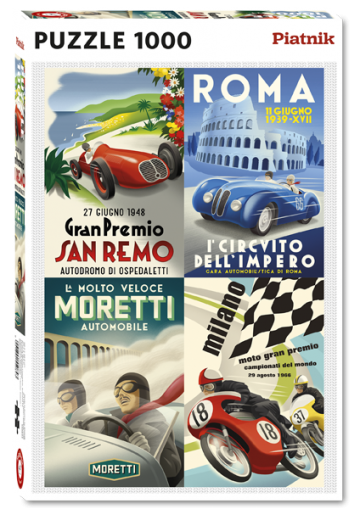 Puzzelwereld-Legpuzzel-Piatnik-Classic Italians-1000 stukjes-550843 F