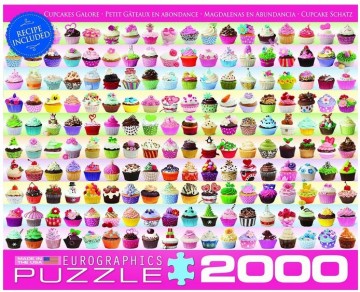 Puzzelwereld legpuzzel eurographics 0629  cupcakes collectie 2000 stukjes F