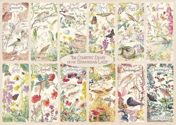 Puzzelwereld legpuzzel falcon de luxe 11305 a year of the country diary 1000 stukjes P