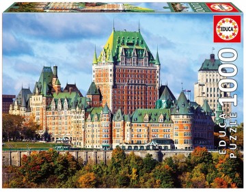 Puzzelwereld-Legpuzzel-Educa-The Chateau Frontenac-1000 stukjes-17107 F