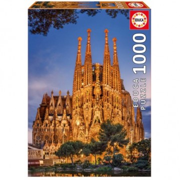 Puzzelwereld-Legpuzzel-Educa-Sagrada Familia-1000 stukjes-17097 F