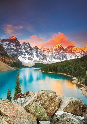 Puzzelwereld-Legpuzzel-Educa-Banff National Park, Canada-1000 stukjes-D17739 Pnada 2