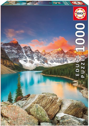 Puzzelwereld-Legpuzzel-Educa-Banff National Park, Canada-1000 stukjes-D17739 F