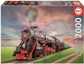 Educa 18503 puzzel 2000 stoom locomotief