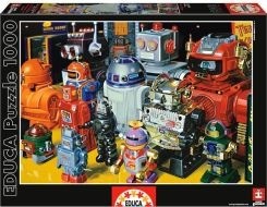 Puzzelwereld-Legpuzzel-Educa-Robots-1000 stukjes-15979 F