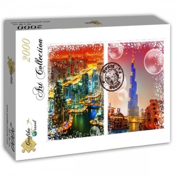 Puzzelwereld-Legpuzzel-Grafika-Dubai-2000 stukjes-F00237 L