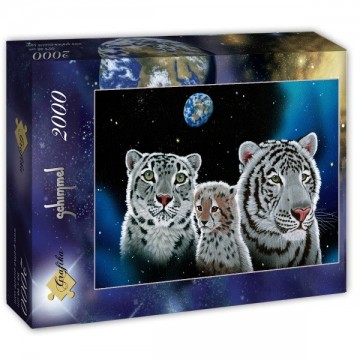 Puzzelwereld-Legpuzzel-Grafika-Gentle Family-2000 stukjes-F00417 L