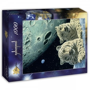 Puzzelwereld-Legpuzzel-Grafika-Lair of the Snowleopard-1000 stukjes-F00422 L