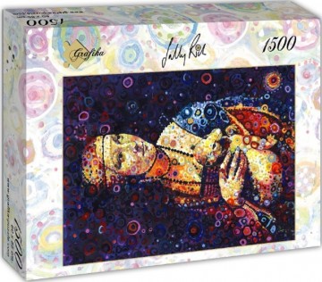 Puzzelwereld-Legpuzzel-Grafika-Lady with an Ermine-Sally Rich-1500 stukjes-F00888 L