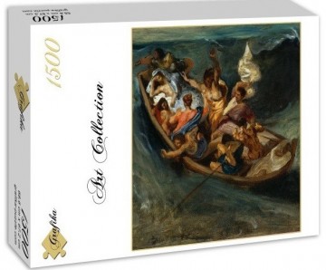 Puzzelwereld-Legpuzzel-Grafika-Christus im Sturm auf dem Meer-1500 stukjes-777 L