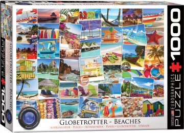 Puzzelwereld legpuzzel eurographics 0761 Globetrotter beaches 1000 stukjes L