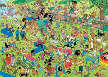 puzzelwereld-legpuzzels-jumbo-jan-van-haasteren-hondenparcours-00322-1000-stukjes-P