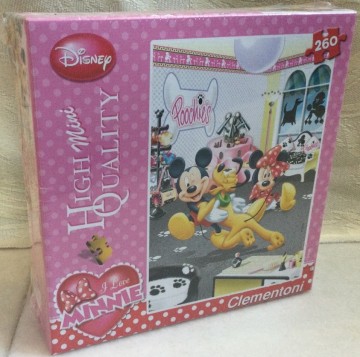 Puzzelwereld legpuzzel clementoni 21131A i love minnie poochies 260 stukjes L
