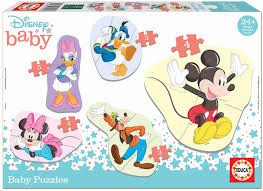 Puzzelwereld-Legpuzzel-Educa-Baby Puzzels Disney Donald en Vriendjes-3-4-5 stukjes-18590