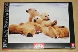 Puzzelwereld-Legpuzzel-Educa-IJsberen-500 stukjes-14434