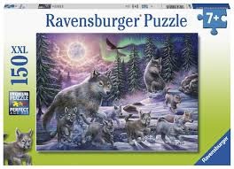 Puzzelwereld-Legpuzzel-Ravensburger-Noordelijke Wolven-150 stukjes-129089