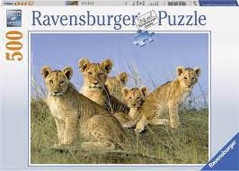 Puzzelwereld-Legpuzzel-Ravensburger-Leeuwenwelpen-500 stukjes-147915