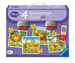Puzzelwereld-Legpuzzel-Ravensburger-DWP Plezier met Winnie-2x25 /2x36 stukjes-73771