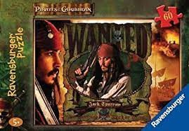 Puzzelwereld-Legpuzzel-Ravensburger-Pirates of the Carbibbean, Jack Sparrow-60 stukjes-95513