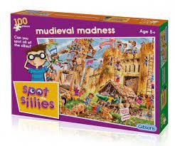 Puzzelwereld-Legpuzzel-Gibsons-Mudieval Madness-100 stukjes-1505