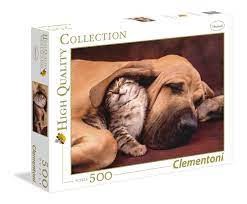 Puzzelwereld-Legpuzzel-Clementoni-Cuddles-500 stukjes-C35020 L
