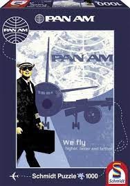 Puzzelwereld-Legpuzzel-Schmidt-Pan Am, Retro Poster-1000 stukjes-S59504