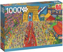 Puzzelwereld-Legpuzzel-Jumbo- Arc de Triomphe Paris-1000 stukjes-18564