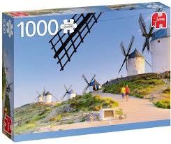 Puzzelwereld-Legpuzzel-Jumbo- La Mancha, Spain-1000 stukjes-18837