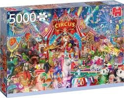 Puzzelwereld-Legpuzzel-Jumbo- Een Avondje Circus-5000 stukjes-18871