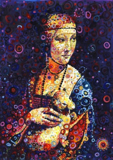 Puzzelwereld-Legpuzzel-Grafika-Lady with an Ermine-Sally Rich-1500 stukjes-F00888 P