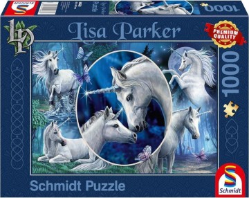 Puzzelwereld legpuzzel schmidt 59668 charmante eenhoorns 1000 stukjes F