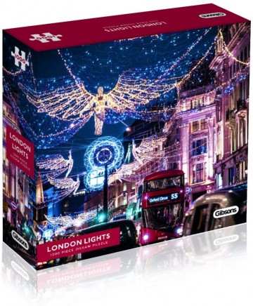 Puzzelwereld-Legpuzzel-Gibsons-London Lights-1000 stukjes-7206 L
