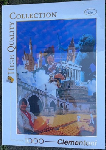 Puzzelwereld-Legpuzzel-Clementoni-Mooi Europa-1000 stukjes-C30844 F