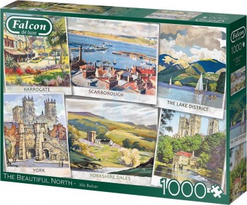 Puzzelwereld legpuzzel falcon de luxe 11303 the beautiful north 1000 stukjes R