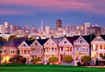 Puzzelwereld-Legpuzzel-Educa-Painted Ladies, San Francisco-1500 stukjes-17119 P