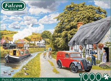 Puzzelwereld legpuzzel falcon de luxe 11299 Parcel for Canal Cottage 1000 stukjes F