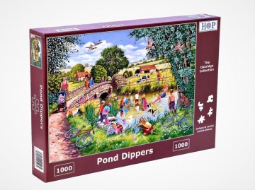Puzzelwereld legpuzzel the house of puzzles 5262 Pond Dippers 1000 stukjes L