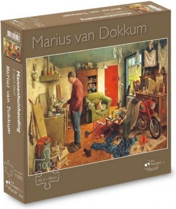 Puzzelwereld legpuzzel Art Revisited 900010 mannenhuishouding 1000 stukjes L