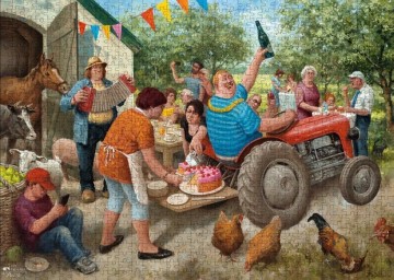 Puzzelwereld legpuzzel Art Revisited 90022 Tuinfeest 1000 stukjes P
