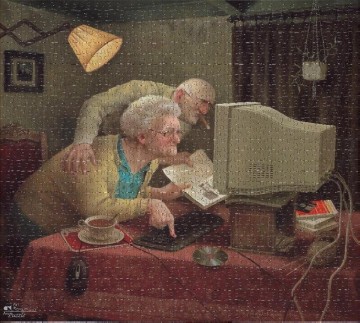 Puzzelwereld legpuzzel Art Revisited 9002 Meegaan Met Je Tijd 990 stukjes P