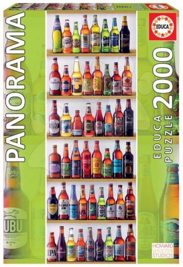 Puzzelwereld-Legpuzzel-Educa-Bier uit de Wereld-2000 stukjes-18010 F