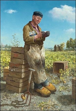 Puzzelwerel legpuzzel art revisited 90028 aardappelsteker 500 stukjes p