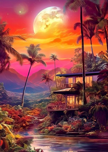 Puzzelwereld   enjoy   1000 stukjes   charming twilight   ej2215