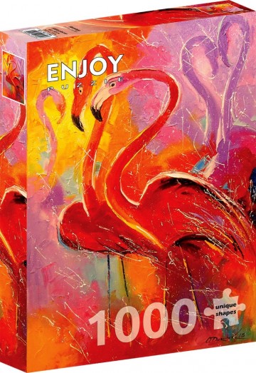 Puzzelwereld   enjoy   1000 stukjes   flamingo 2   ej1799